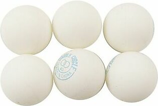 Pack of 6 - High Quality Table Tennis Balls - Orange