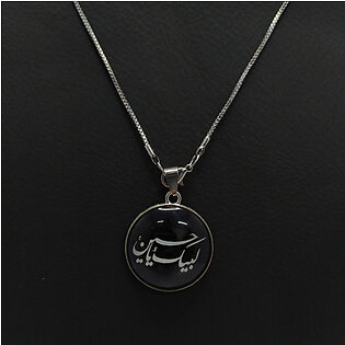 YA HUSSAIN Stainless Steel Pendant Chain Necklace
