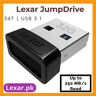32GB Lexar USB Flash Drive 3.1 Speed S47 Mini