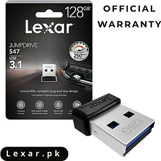 128GB Lexar USB Flash Drive 3.1 Speed S47 Mini