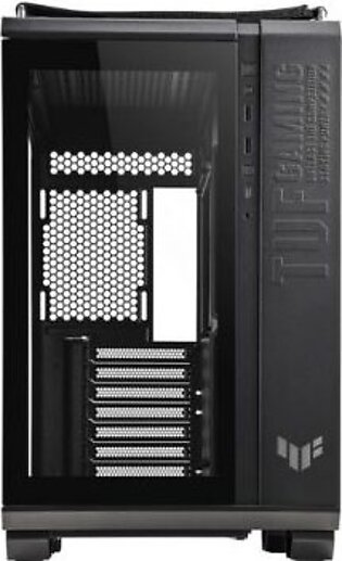 ASUS TUF Gaming GT502 Black ATX Mid-Tower with Front Panel RGB Button, USB 3.2 Type-C and 2x USB 3.0 Ports, 2- way Graphic Card Mounting Orientation Compatible, 360mm and 280mm Radiator Gaming Case