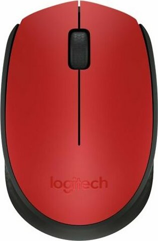 Logitech M171 Wireless Mouse – Red/Black – 910-004657
