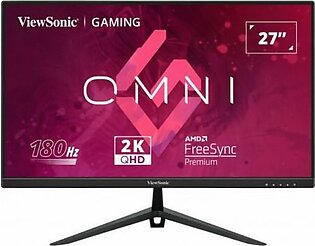 ViewSonic Omni VX2728-2K 27 Inch 1440p 180Hz 0.5ms IPS w/FreeSync Premium, Advanced Ergonomics, HDMI, and DisplayPort, Gaming Monitor