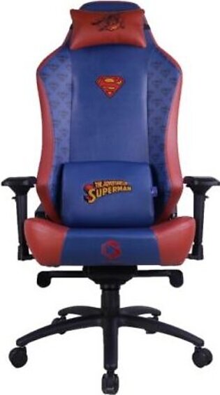 GAMEON x DC Licensed With Adjustable 4D Armrest & Metal Base Gaming Chair – Superman