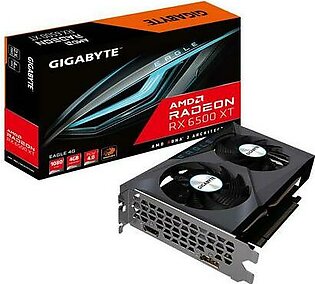 GIGABYTE Eagle Radeon RX 6500 XT 4GB GDDR6 PCI Express 4.0 ATX Video Card