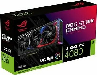 ASUS ROG Strix GeForce RTX 4080 16GB GDDR6X OC Edition Gaming Graphics Card