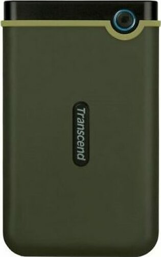 Transcend StoreJet® 25M3 1TB USB 3.0 Portable Hard Drive – Military Green