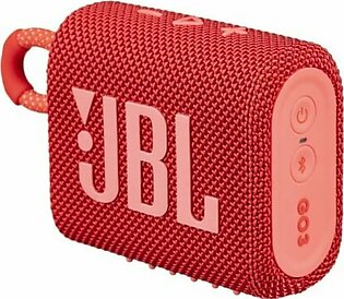 JBL Go 3 Portable Bluetooth Wireless Waterproof Speaker (Red)