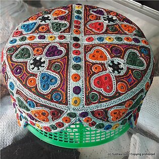 Bugti / Balochi / Sindhi Cap / Topi (Hand Made) MKC-529
