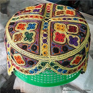 Bugti / Balochi / Sindhi Cap / Topi (Hand Made) MKC-545
