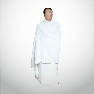 Men's 2Pcs Latha Ihram For Hajj & Umrah 100% Cotton