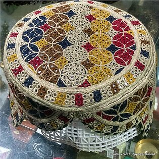 Yaqoobi Tando Adam / Zardari Sindhi Cap / Topi (Hand Made) MK-270