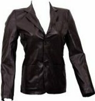 PU Leather Coats For Women HB004 2-Black