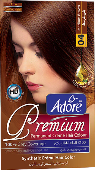 Adore Medium Brown Premium Hair Colour 4