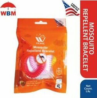 WBM Mosquito Repellent Bracelet (Red,Pink,Yellow)