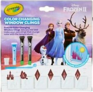 Crayola Frozen 2 Window Clings Craft Kit-232102