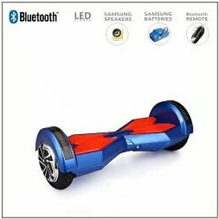 Blue – Smart Electric Self Balance Scooter With Bluetooth/High Tech Speakers