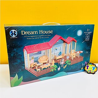 Dream House DIY Doll House – 95Pcs