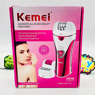 Kemei 3-in-1 Rechargeable Beauty Treatment