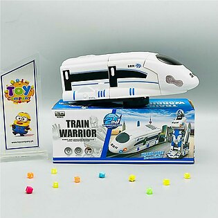 Convertible Warrior Deformation Electric Robot Toy Train