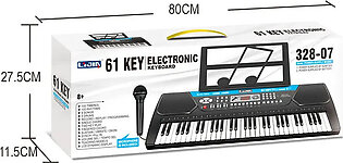 61 Keys Electronic Keyboard Piano with Mic