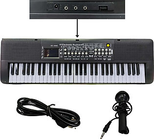 61 Keys Medium Electronic Keyboard Piano With Microphone