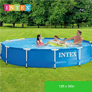 INTEX 12ftx30in Metal Frame Swimming Pool
