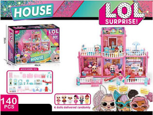 L.O.L Surprise Doll House - 140 Pcs