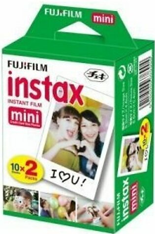 Fujifilm Instax Mini Instant Camera Cartridges 10X2 Color