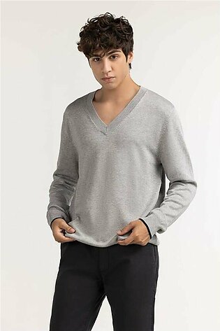 Grey Fashion Sweater MN-SWT-WS23-182B