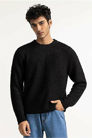 Black Fashion Sweater MN-SWT-WS23-009