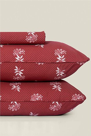 Red Wood T-150 Bed Sheet Set
