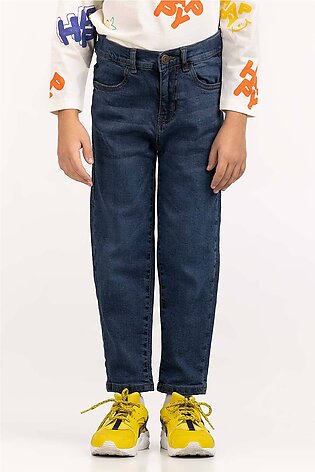 Junior Boy Blue Denim Jeans 224-321-004