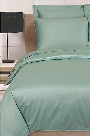 Dyed Mint T-600 Quilt Cover Set