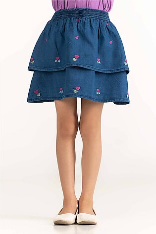 Toddler Girl Blue Skirt 231-618-301