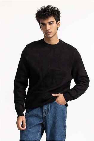 Black Fashion Sweater MN-SWT-WS23-037