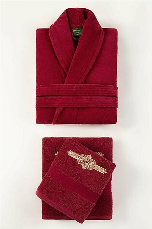 Crimson Bridal Towel Gift Set