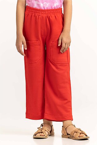 Junior Girl Red Trouser 231-420-016