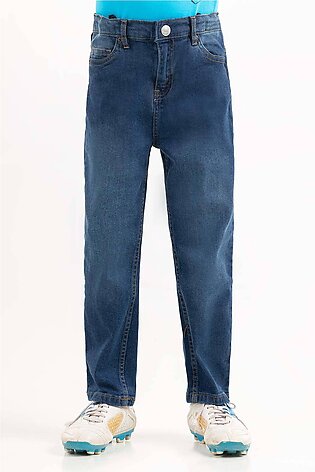 Dark Wash Basic Toddler Boys Denim Jeans TBDB-2210005 A