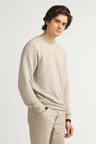 Cream Fashion Sweatshirt MN-SWS-WS23-005