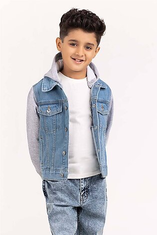 Toddler Boy Light Blue Denim Jacket 224-310-045