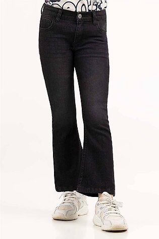 Junior Girl Charcoal Denim Jeans 224-421-008