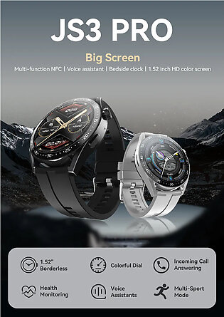JS3 PRO Smart Watch – Silver