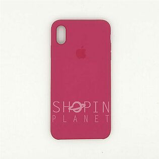 iPhone XR Silicone Case Deep Pink