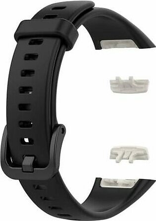 Huawei Honor Band 6 SmartWatch Sport Silicone Watchband Wristband Strap Bracelet Band – Black