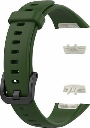 Huawei Honor Band 6 SmartWatch Sport Silicone Watchband Wristband Strap Bracelet Band – Dark Green