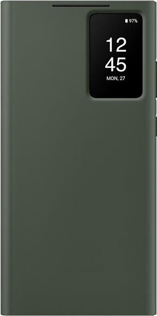 Samsung Galaxy S23 Ultra Smart view wallet Case – Green (100% Original)