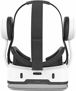 Shinecon G04BS VR 3D Virtual Reality Glasses with Headset for Smartphone with Remote – White
