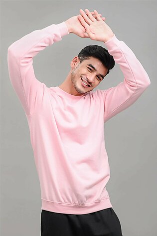 Pink Basic Sweatshirt - M