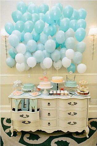Baby Blue Party Balloons Decoration